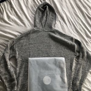 Love your melon knit hoodie NEVER WORN!